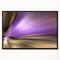 Designart - Bright Purple Shade Upward - Large Abstract Canvas Art in Black Frame